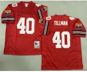 Men's Arizona Cardinals #40 Pat Tillman Red Throwback Jersey