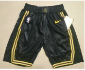 Men's Los Angeles Lakers Black 2020 Nike City Edition Stitched Shorts