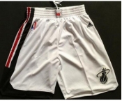 Men's Miami Heat 2015-16 Retro White Short