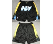 Men's Indiana Pacers Black City Edition Shorts (Run Small)