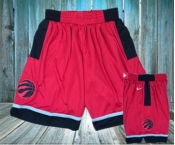 Toronto Raptors Red Nike Swingman Shorts