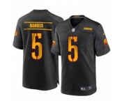 Youth Washington Commanders #5 Jayden Daniels Black 2024 F U S E Vapor Limited Stitched Football Jersey