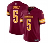 Youth Washington Commanders #5 Jayden Daniels Burgundy 2024 Draft Vapor Limited Stitched Football Jersey