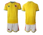 Men's Colombia Team Custom Yellow 2025-26 Home Soccer Jersey Suit