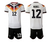 Men's Germany #12 NUBEL National Team FIFA x World Cup 2026 Home White On Field Jersey