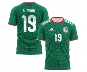 Men's Mexico #19 G.MORA 2026 Green Jersey Men's Mexico #19 G.MORA 2026 Green Jersey