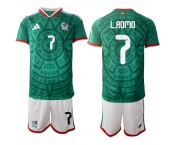 Men's Mexico #7 L.ROMO National Team FIFA x World Cup 2026 Home Green On Field Jersey Men's Mexico #7 L.ROMO National Team FIFA x World Cup 2026 Home Green On Field Jersey