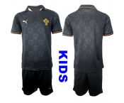 Youth Portugal Blank National Team FIFA x World Cup 2026 Away Gray On Eusebio special edition Kids Jersey Youth Portugal Blank National Team FIFA x World Cup 2026 Away Gray On Eusebio special edition Kids Jersey