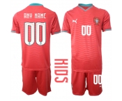 Youth Portugal Custom Any Name And Number National Team FIFA x World Cup 2026 Home Red On Eusebio special edition Kids Jersey Youth Portugal Custom Any Name And Number National Team FIFA x World Cup 2026 Home Red On Eusebio special edition Kids Jersey