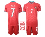 Youth Portugal #FIGO National Team FIFA x World Cup 2026 Home Red On Eusebio special edition Kids Jersey Youth Portugal #FIGO National Team FIFA x World Cup 2026 Home Red On Eusebio special edition Kids Jersey