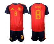 Men's Spain #8 PEDRD National Team FIFA x World Cup 2026 Home Red On Field Jerseys Men's Spain #8 PEDRD National Team FIFA x World Cup 2026 Home Red On Field Jerseys