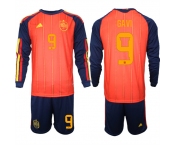 Men's Spain #9 GAVI National Team FIFA x World Cup 2026 Long Sleeve Home Red On Field Jerseys Men's Spain #9 GAVI National Team FIFA x World Cup 2026 Long Sleeve Home Red On Field Jerseys