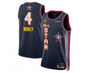 Men's 2025 All-Star #4 Evan Mobley Navy Stitched Basketball Jersey