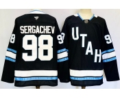 Men's Utah Hockey Club #98 Mikhail Sergachev Navy 2024-25 Stitched Jersey