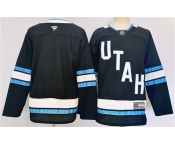 Men's Utah Hockey Club Blank Navy Stitched Jersey
