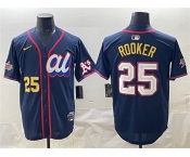 Men's American League #25 Brent Rooker Navy 2025 All-Star Edition Limited Stitched Baseball Jersey