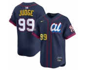 Men's American League #99 Aaron Judge Navy 2025 All-Star Edition Limited Stitched Baseball Jersey