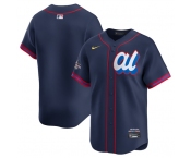 Men's American League Blank Navy 2025 All-Star Edition Limited Stitched Baseball Jersey