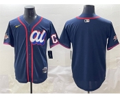 Men's American League Cleveland Guardians Blank Navy 2025 All-Star Edition Limited Stitched Baseball Jersey