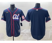 Men's American League Detroit Tigers Blank Navy 2025 All-Star Edition Limited Stitched Baseball Jersey