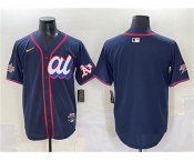 Men's American League Oakland Athletics Blank Navy 2025 All-Star Edition Limited Stitched Baseball Jersey