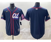 Men's American League Seattle Mariners Blank Navy 2025 All-Star Edition Limited Stitched Baseball Jersey