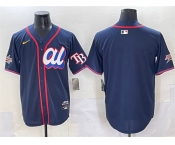 Men's American League Tampa Bay Rays Blank Navy 2025 All-Star Edition Limited Stitched Baseball Jersey