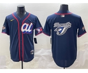 Men's American League Toronto Blue Jays Team Big Logo Navy 2025 All-Star Edition Limited Stitched Baseball Jersey