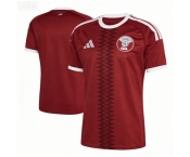Men adidas Red Qatar National Team FIFA x World Cup 2026 Home Replica Jersey