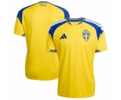 Men adidas Yellow Sweden National Team FIFA x World Cup 2026 Home Replica Jersey