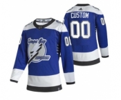 Men's Tampa Bay Lightning Custom Blue 2020-21 Alternate Authentic Player Hockey Jersey