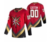 Men's Vegas Golden Knights Custom Red 2020-21 Alternate Authentic Player Hockey Jersey