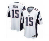 Men's Nike New England Patriots #15 Chris Hogan Game White NFL Jersey