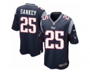 Men's Nike New England Patriots #25 Bishop Sankey Game Navy Blue Team Color NFL Jersey