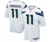 Men's Nike Seattle Seahawks #11 Sebastian Janikowski Game White NFL Jersey