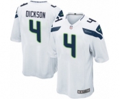 Men's Nike Seattle Seahawks #4 Michael Dickson Game White NFL Jersey