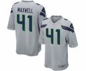 Men's Nike Seattle Seahawks #41 Byron Maxwell Game Grey Alternate NFL Jersey