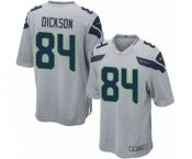 Men's Nike Seattle Seahawks #84 Ed Dickson Game Grey Alternate NFL Jersey