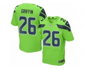 Men's Nike Seattle Seahawks #26 Shaquill Griffin Elite Green Rush NFL Jersey