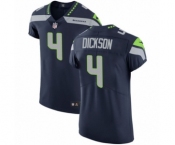 Men's Nike Seattle Seahawks #4 Michael Dickson Navy Blue Team Color Vapor Untouchable Elite Player NFL Jersey