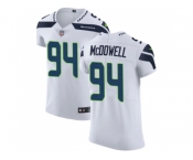 Nike Seattle Seahawks #94 Malik McDowell White Men Stitched NFL Vapor Untouchable Elite Jersey