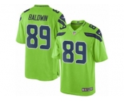 Men Seattle Seahawks #89 Doug Baldwin Green Color Rush Limited Jersey