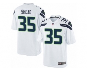 Men's Nike Seattle Seahawks #35 DeShawn Shead Limited White NFL Jersey