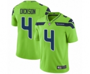 Men's Nike Seattle Seahawks #4 Michael Dickson Limited Green Rush Vapor Untouchable NFL Jersey Men's Nike Seattle Seahawks #4 Michael Dickson Limited Green Rush Vapor Untouchable NFL Jersey