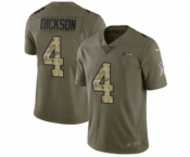 Men's Nike Seattle Seahawks #4 Michael Dickson Limited Olive Camo 2017 Salute to Service NFL Jersey Men's Nike Seattle Seahawks #4 Michael Dickson Limited Olive Camo 2017 Salute to Service NFL Jersey
