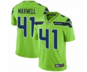 Men's Nike Seattle Seahawks #41 Byron Maxwell Limited Green Rush Vapor Untouchable NFL Jersey