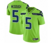 Men's Nike Seattle Seahawks #5 Alex McGough Limited Green Rush Vapor Untouchable NFL Jersey