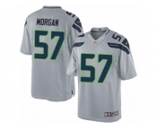 Men's Nike Seattle Seahawks #57 Mike Morgan Limited Grey Alternate NFL Jersey
