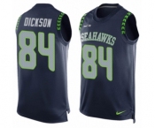 Men's Nike Seattle Seahawks #84 Ed Dickson Limited Steel Blue Player Name & Number Tank Top NFL Jersey Men's Nike Seattle Seahawks #84 Ed Dickson Limited Steel Blue Player Name & Number Tank Top NFL Jersey