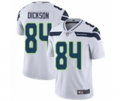 Men's Nike Seattle Seahawks #84 Ed Dickson White Vapor Untouchable Limited Player NFL Jersey